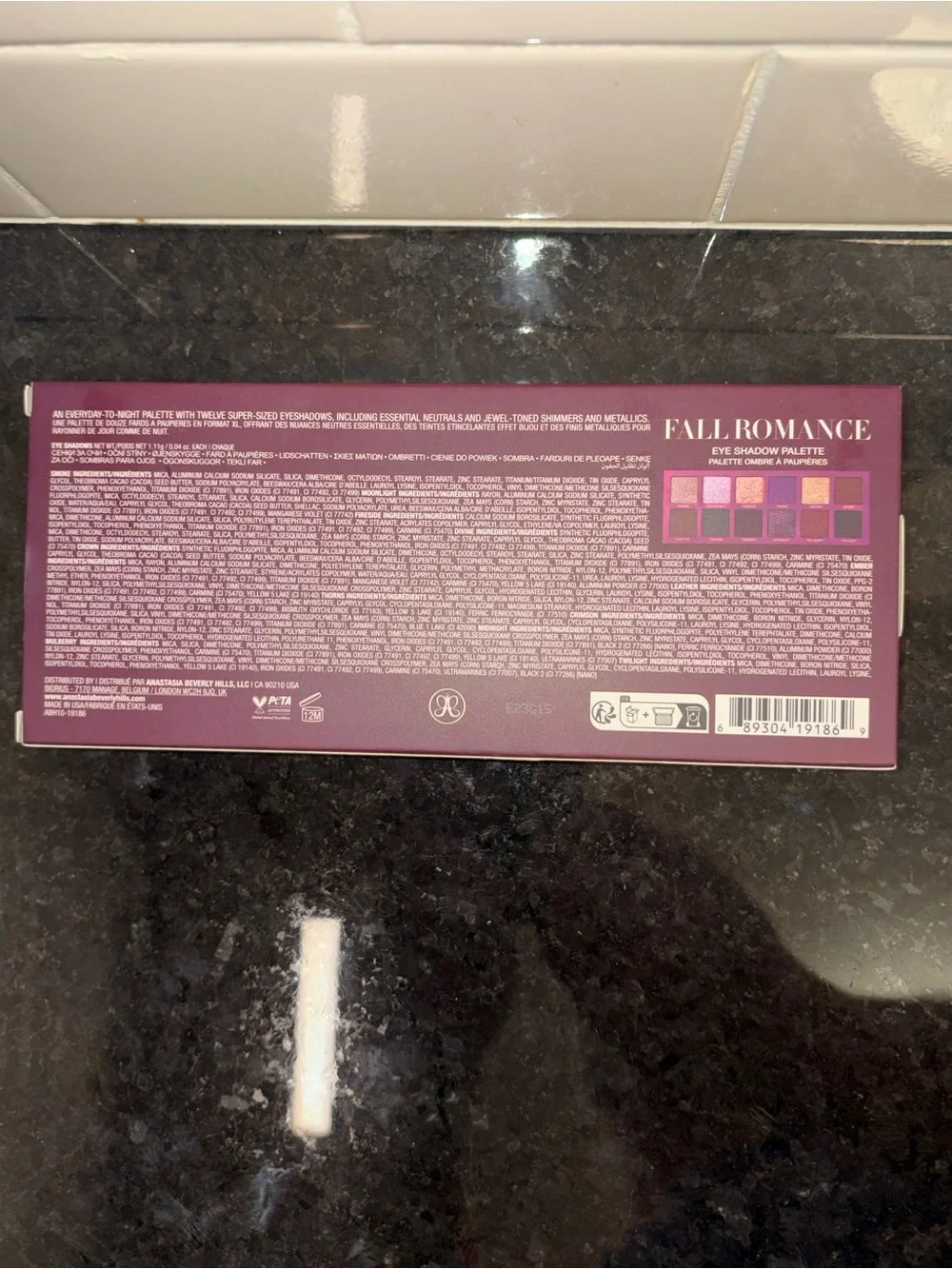 Anastasia Beverly Hills Fall Romance Eyeshadow Palette - Full Size (New)